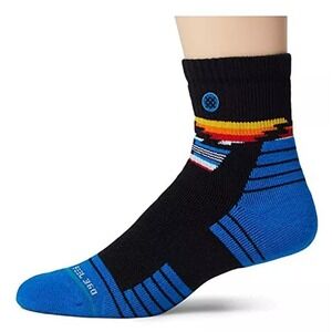 NWT Stance Feel 360 Performance HIKE Mid Cushion 1/4 Height Wool Socks SMALL